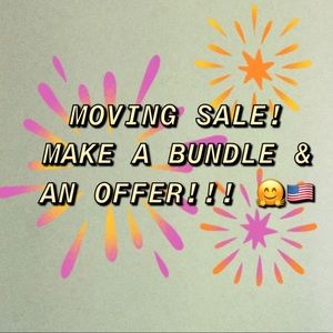 Moving sale